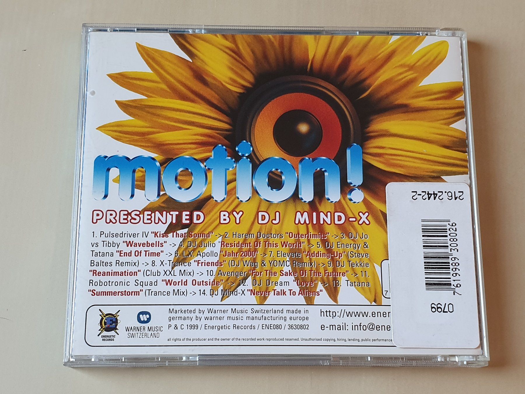 CDs: Motion! DJ Mind-X – D'occasion à Stansstad par collectorsshop 1