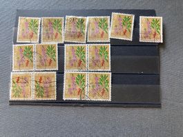Briefmarken Pro Juventute 1974 15+10 HELVETIA 14 Stk