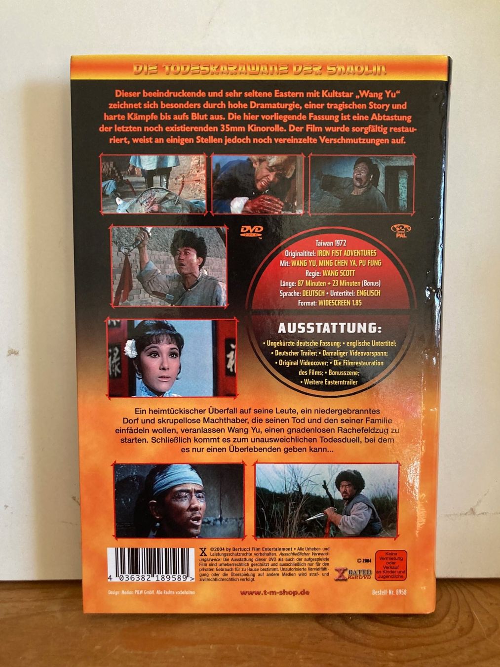 Tous les DVDs: Die Todeskarawane der Shaolin - Grosse Hartbox - DVD - Uncut – D'occasion à Wädenswil par noodelbraincrew 1