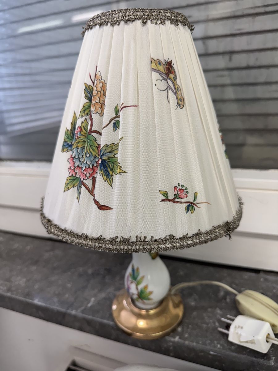 Lampade: Herend Lampe Viktoria, sehr alt – Usato da Basel venduto da sch_9g6x 6
