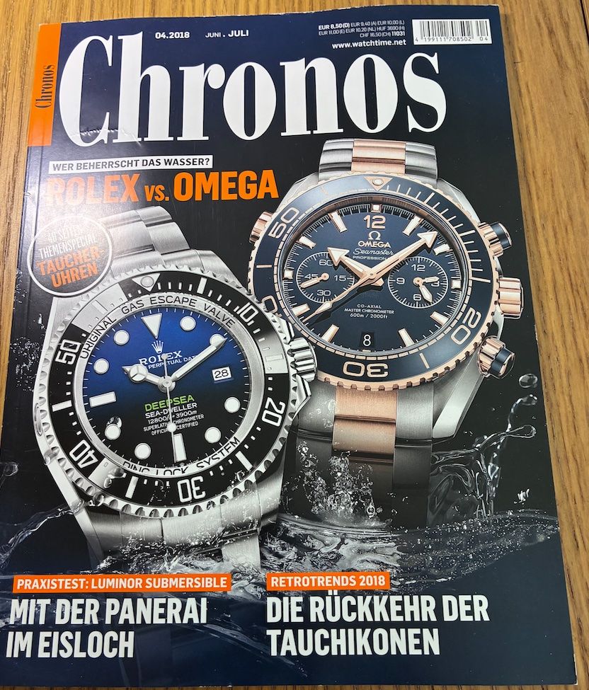 Zeitschriften & Magazine: Rolex vs. Omega – Gebraucht aus Baden von Goldbaum