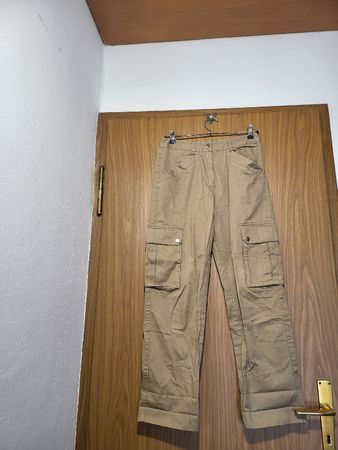 Pantalon cargo MAJE T 36 Beige - Look tendance automne!