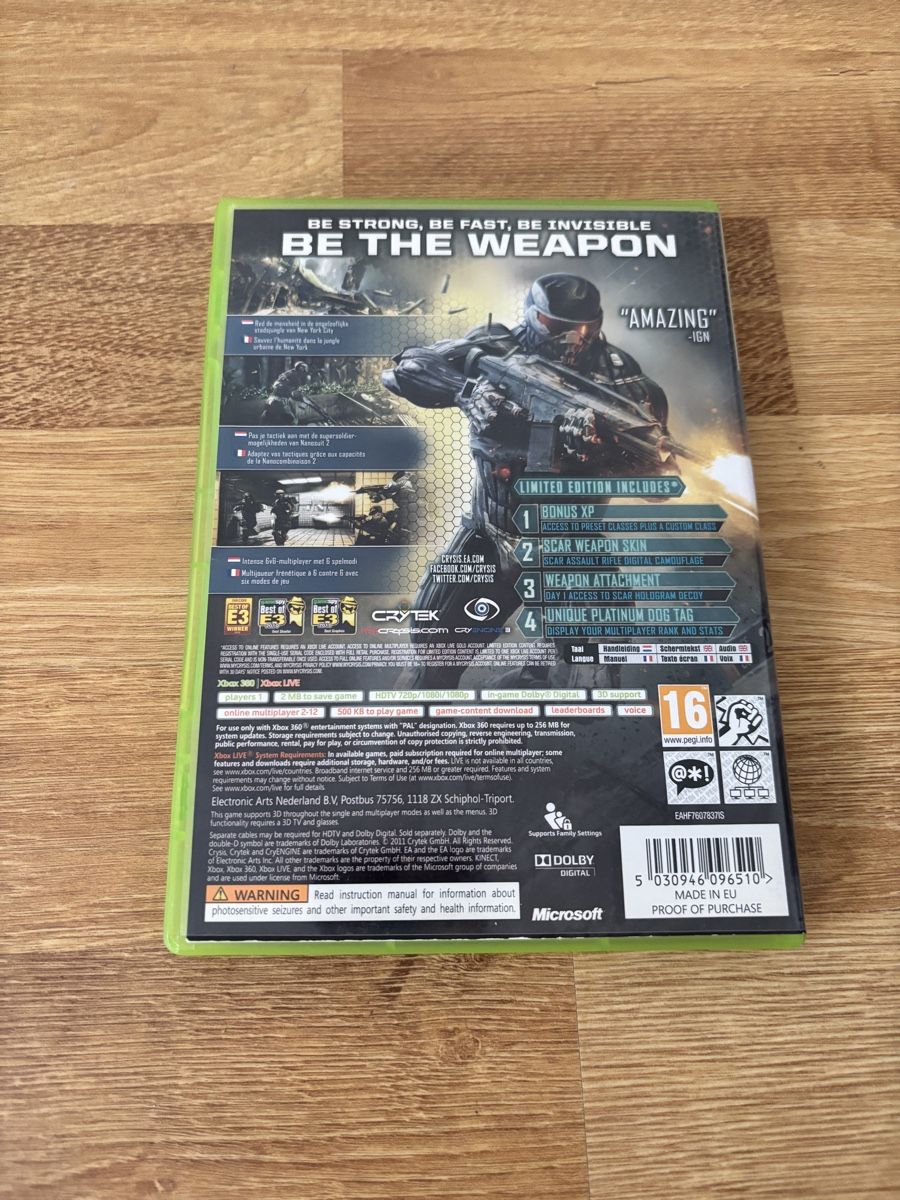 Giochi: Crysis 2 Limited Edition - Xbox 360 – Usato da Luzern venduto da Armastra 1