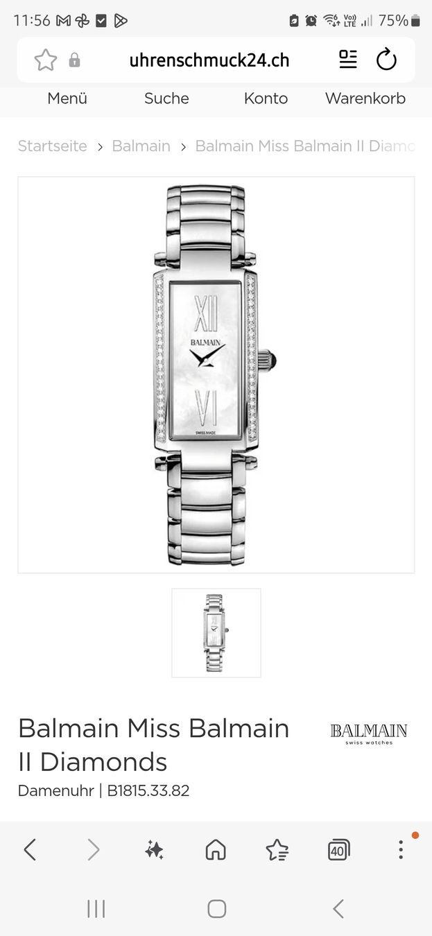 Balmain Orologi: Balmain Diamantuhr – Usato da Basel venduto da niggi1968 2