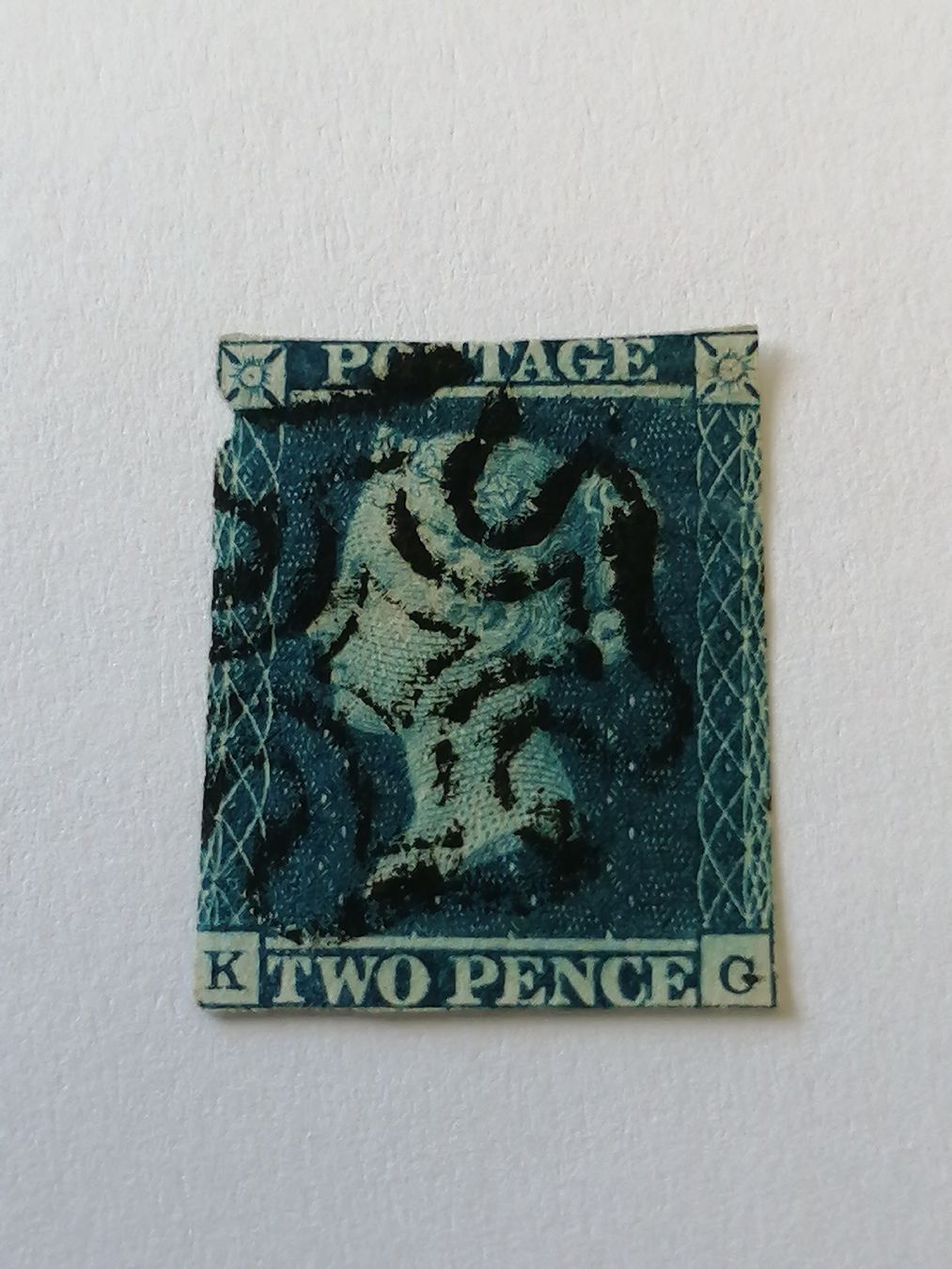 Tutti i francobolli: Two Pence Blue 1841, Platte 4 – Usato da Happerswil venduto da tschergi