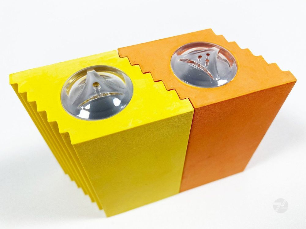 Salz & Pfeffer Streuer Postmodern Design Gummi Pop Art H8cm 4