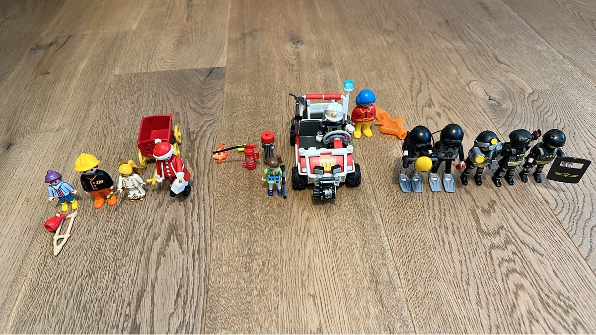 Statuette: Playmobil Feuerwehrauto mit Figuren – Usato da Seon venduto da Melanie82