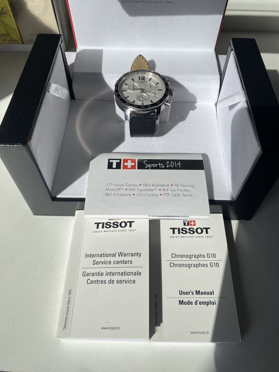 Tissot Uhren: Tissot Quickster Chronograph Full Set – Gebraucht aus Zürich von pok_7mw8 5