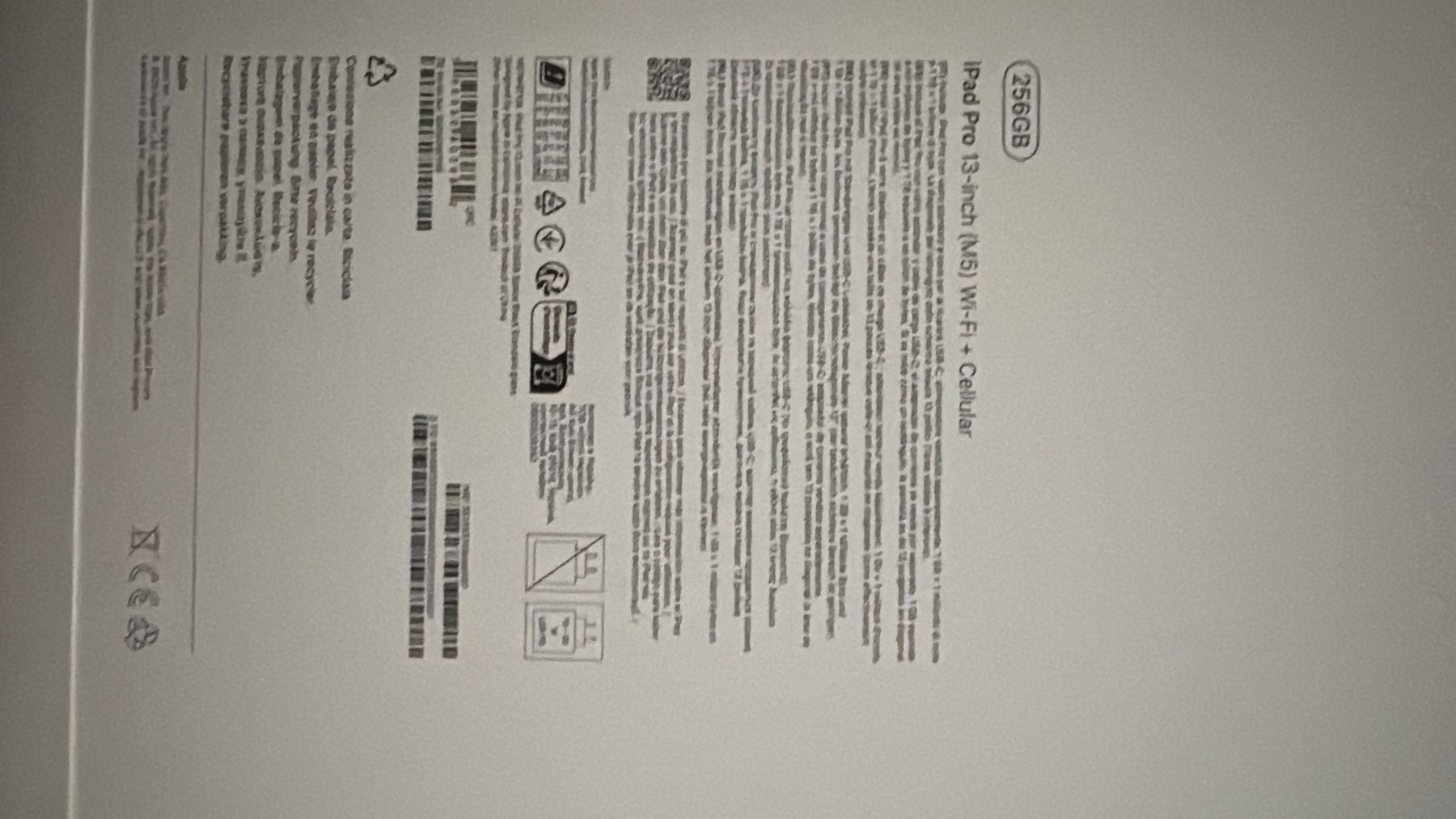 Apple Tablet PC: iPad 13 Pro M5 - Cellular - Black - nuovo – Nuovo e nell'imballaggio originale da Pregassona venduto da Maz1984 1
