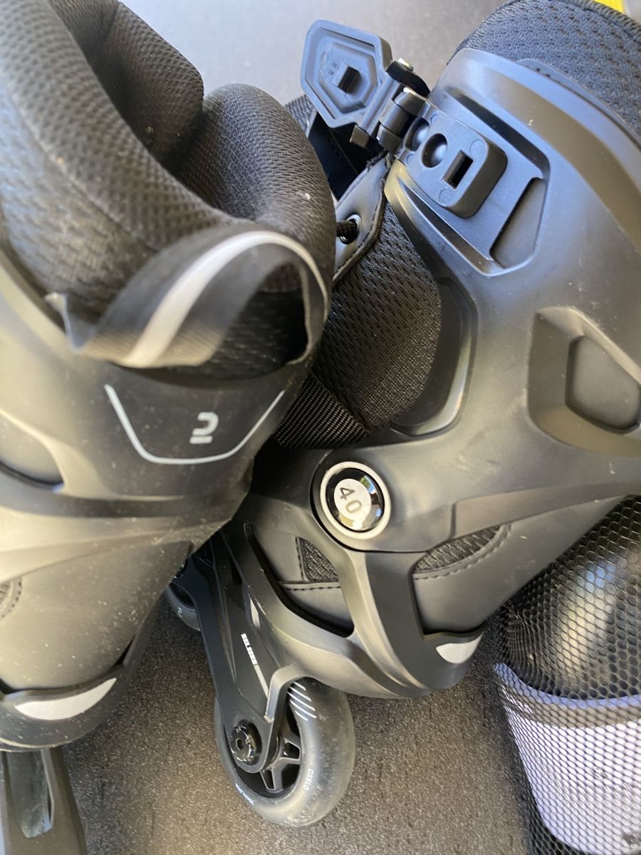 Decathlon Pattini in linea & Pattini a rotelle: Roller taille 40 – Usato da Bassecourt venduto da Shafou 1