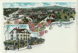 Gruss aus Giesshübel b. Zürich um 1900