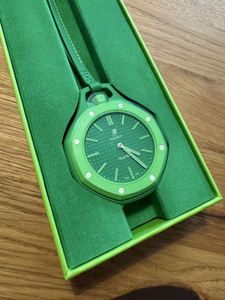 Swatch Orologi: AP x Swatch Royal Pop Green Eight – Nuovo e nell'imballaggio originale da Neuenhof venduto da miravesna 2