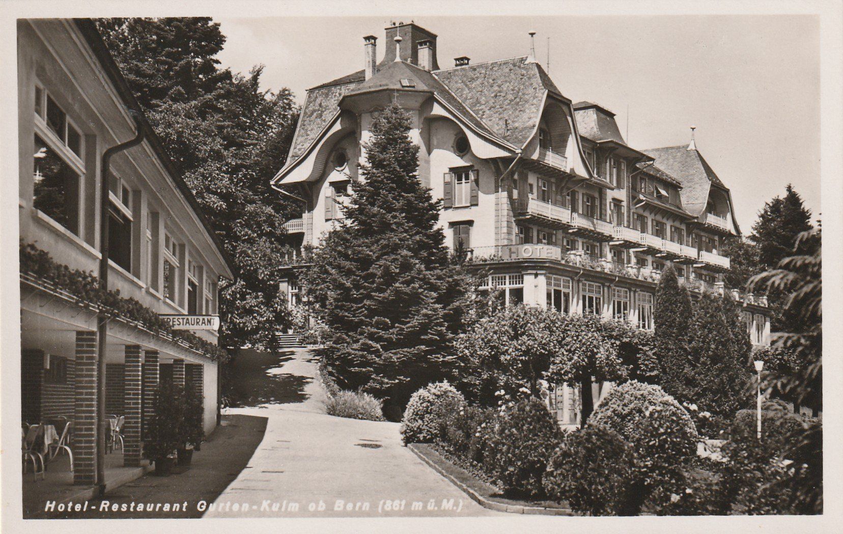 Cartoline postali: Hotel Gurten - Kulm – Usato da Rorschacherberg venduto da fratovi2