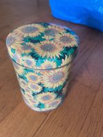Blechdose mit Sonnenblumen Motiv