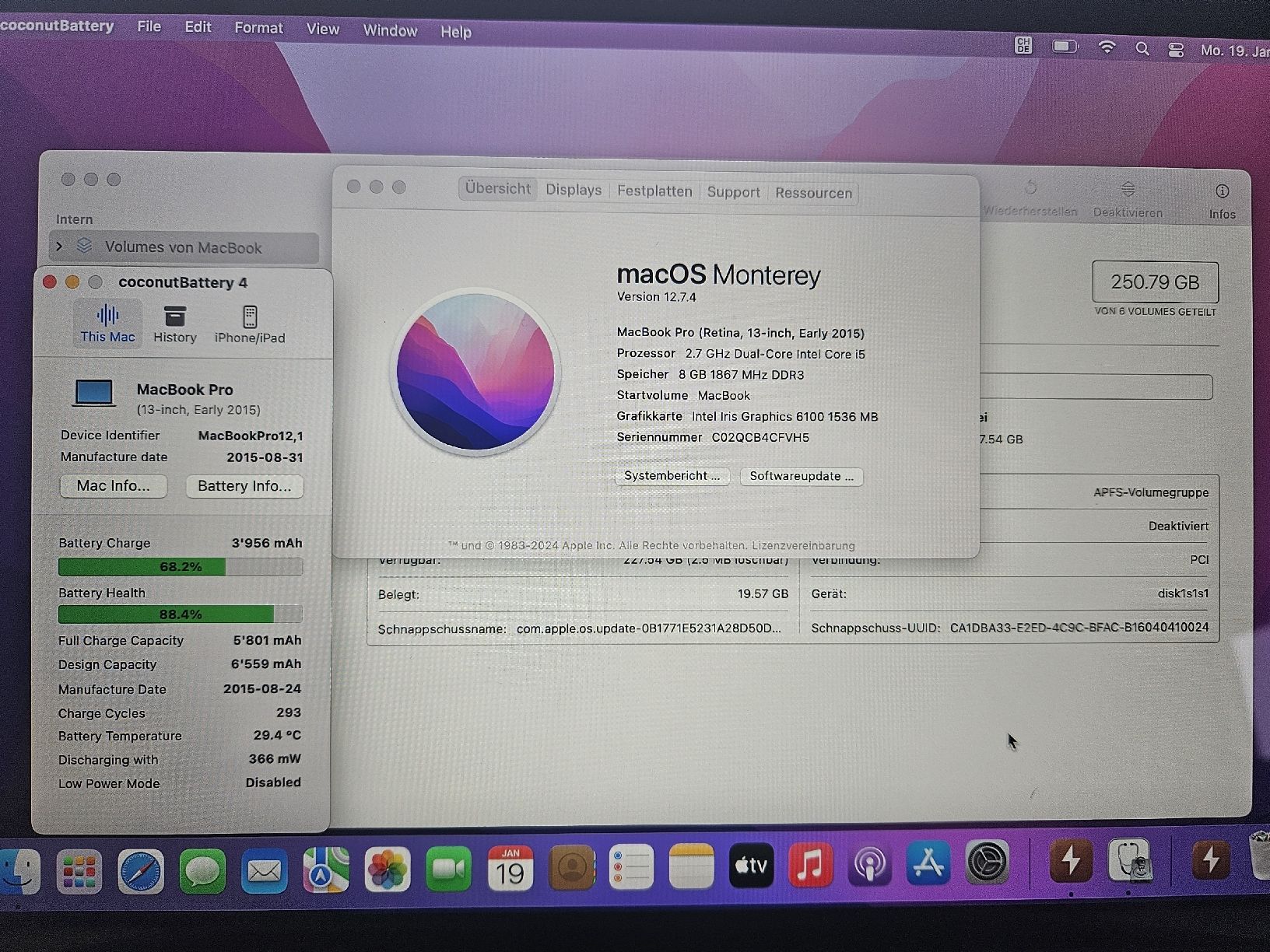Apple Notebooks: Apple MacBook Pro 13 2015 in Gutem Zustand – Gebraucht aus Biberist von Volo28 1