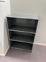 USM Haller Regal Klassiker, Top Zustand, Grau, Metall