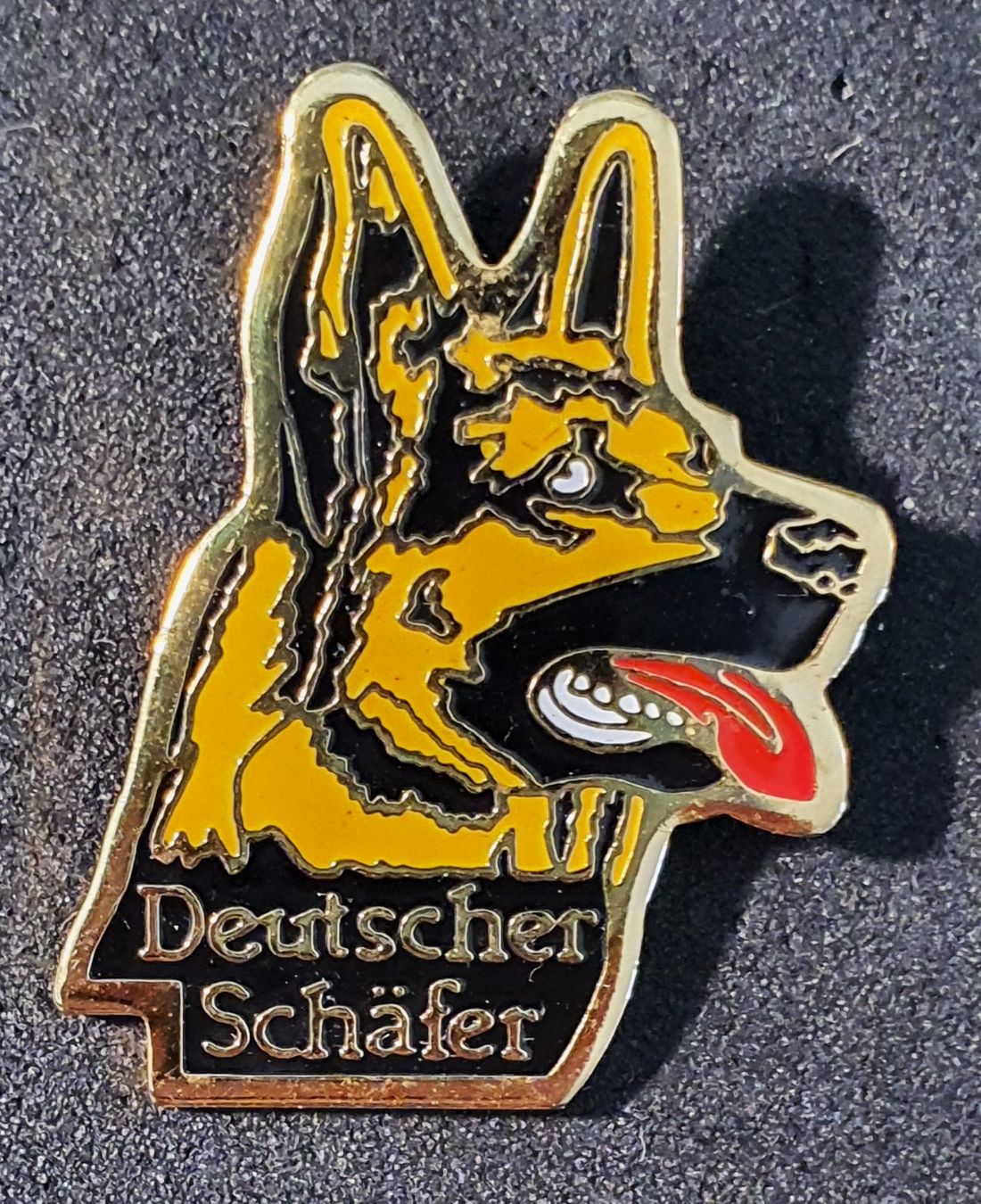 Placchette & Badge: CC408 - Pin Hund - Deutscher Schäfer – Usato da Reinach BL venduto da Boston-Verkauf