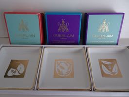 GUERLAIN 3 SEIFEN *IRIS* *ROSE *JASMIN* 3 SEIFENSCHALEN
