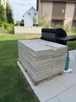 Terrassenplatten grau