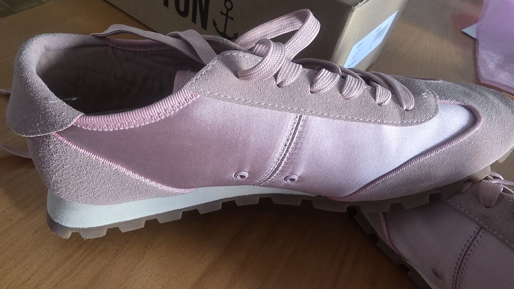Scarpe da donna: Sneaker rosa Wildleder Optik Neu von Bata – Nuovo e nell'imballaggio originale da Binningen venduto da Hofka64 4