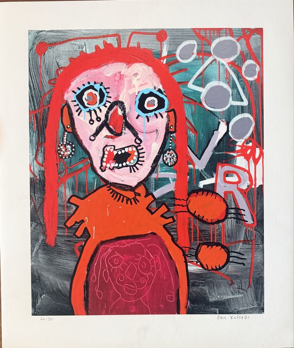 Grafiken & Lithographien: Paul Kostabi - Farblithographie  – Gebraucht aus Solothurn von NUVICO 1
