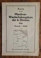Dufour-Karte Manöver der 6.Div. (Nordostschweiz) 1936