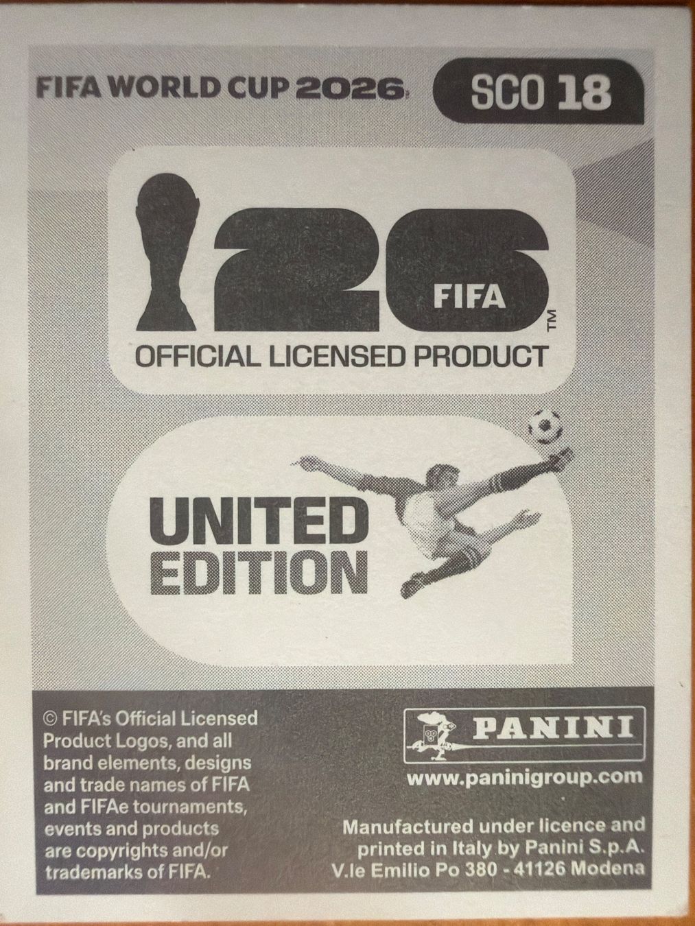 Panini Carte collezionabili: Panini SCO18 – Nuovo (secondo la descrizione) da Susten venduto da Rechnun 1