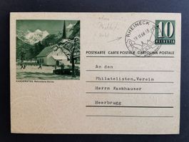 Bildpostkarte  Kandersteg  Bern  1966   Kirche  Rheineck