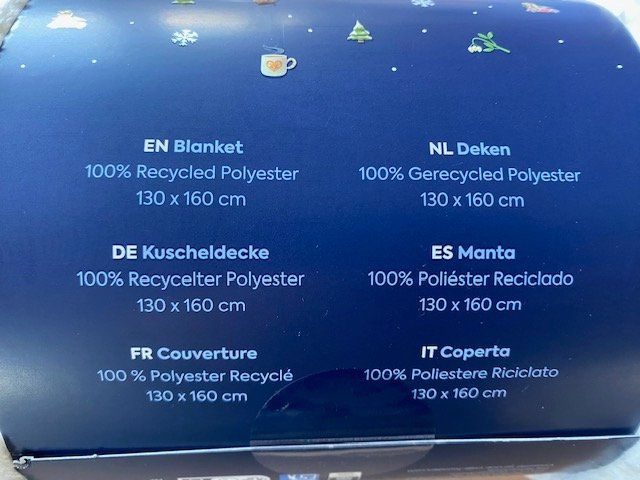 Coperte: Kuscheldecke, neu, 130x160cm, Winterzeit, Sofadecke! – Nuovo e nell'imballaggio originale da Ergisch venduto da July64 2