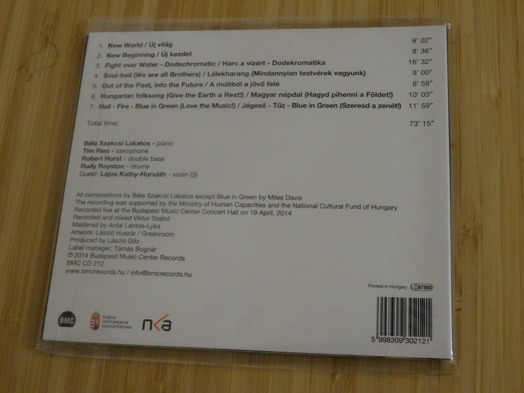 CDs: Bela Szakcsi Lakatos - Climate Change CD – Gebraucht aus Olten von Disc-Ausverkauf 1