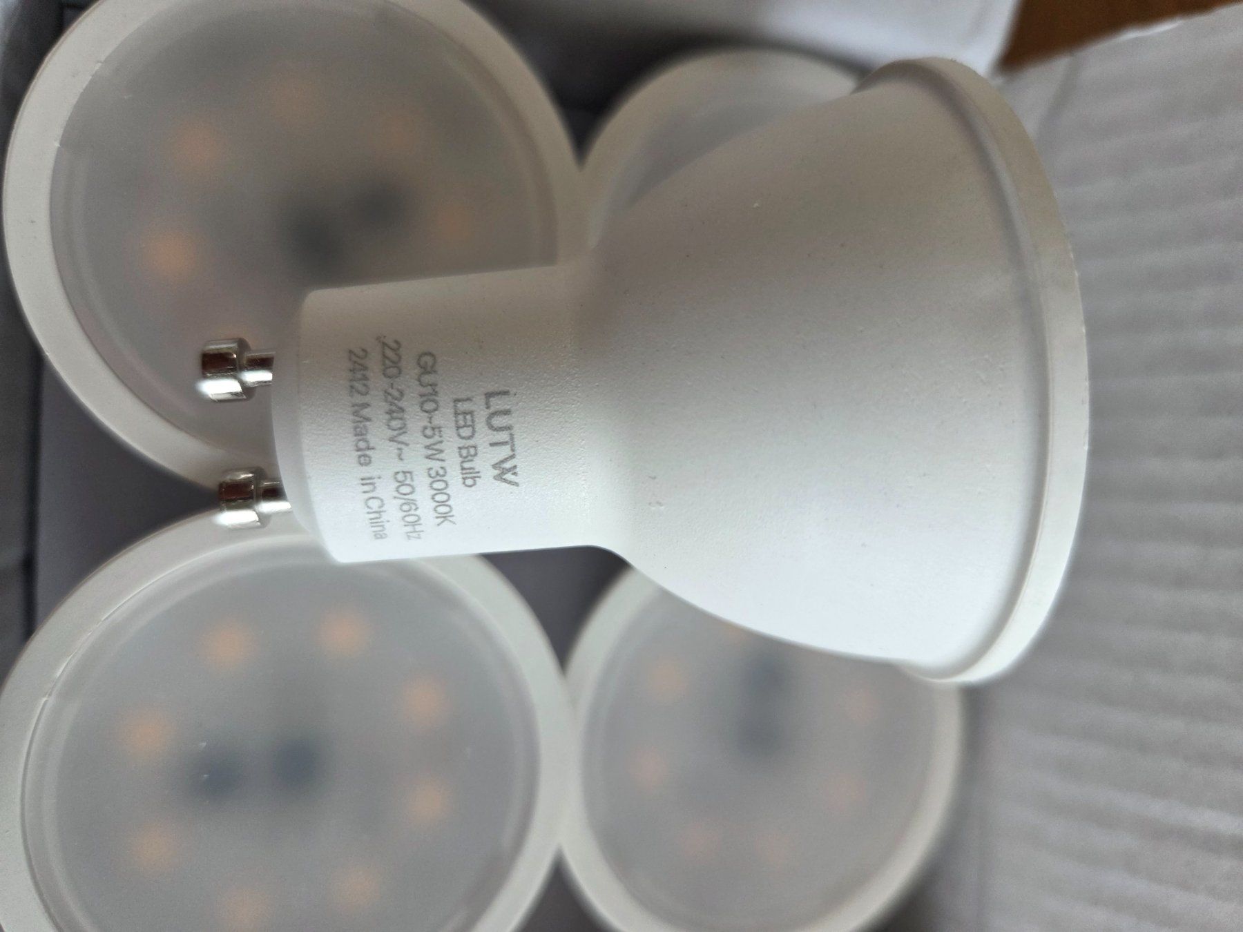 Lampade: 6x Ampoule à LED Gu10 3000k – Nuovo e nell'imballaggio originale da Bulle venduto da iwa_snz5