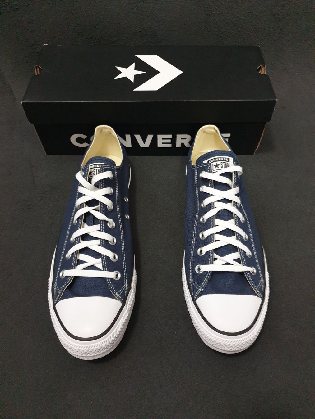 Converse Herrenschuhe: CONVERSE ALL STAR OX NAVY           Gr. 51.5 / 34 cm – Neu und originalverpackt aus Zürich von LIQUIDATOR.CP 1