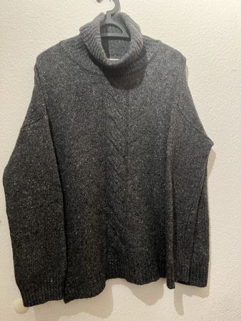Alba Moda | Wollpullover Alpaka Anthrazit Gr.48/50