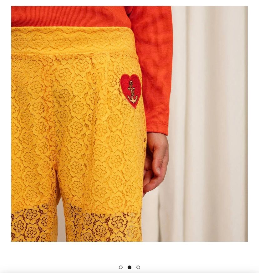 Mini Rodini Pantaloni: Mini Rodini, Hose, Spitze, Gr. 134 – Usato da Zürich venduto da Pokimoki_1