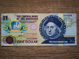 Bahamas 1 Dollar 1992 Commémorative UNC _2