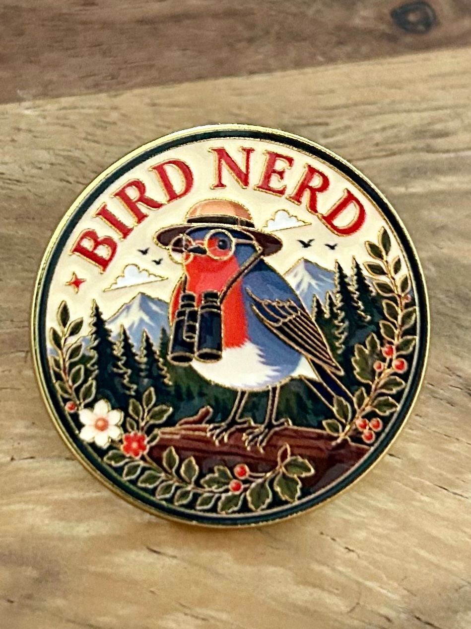 Plaketten & Abzeichen: Pin Bird Nerd – Neu und originalverpackt aus Geneve von vane267