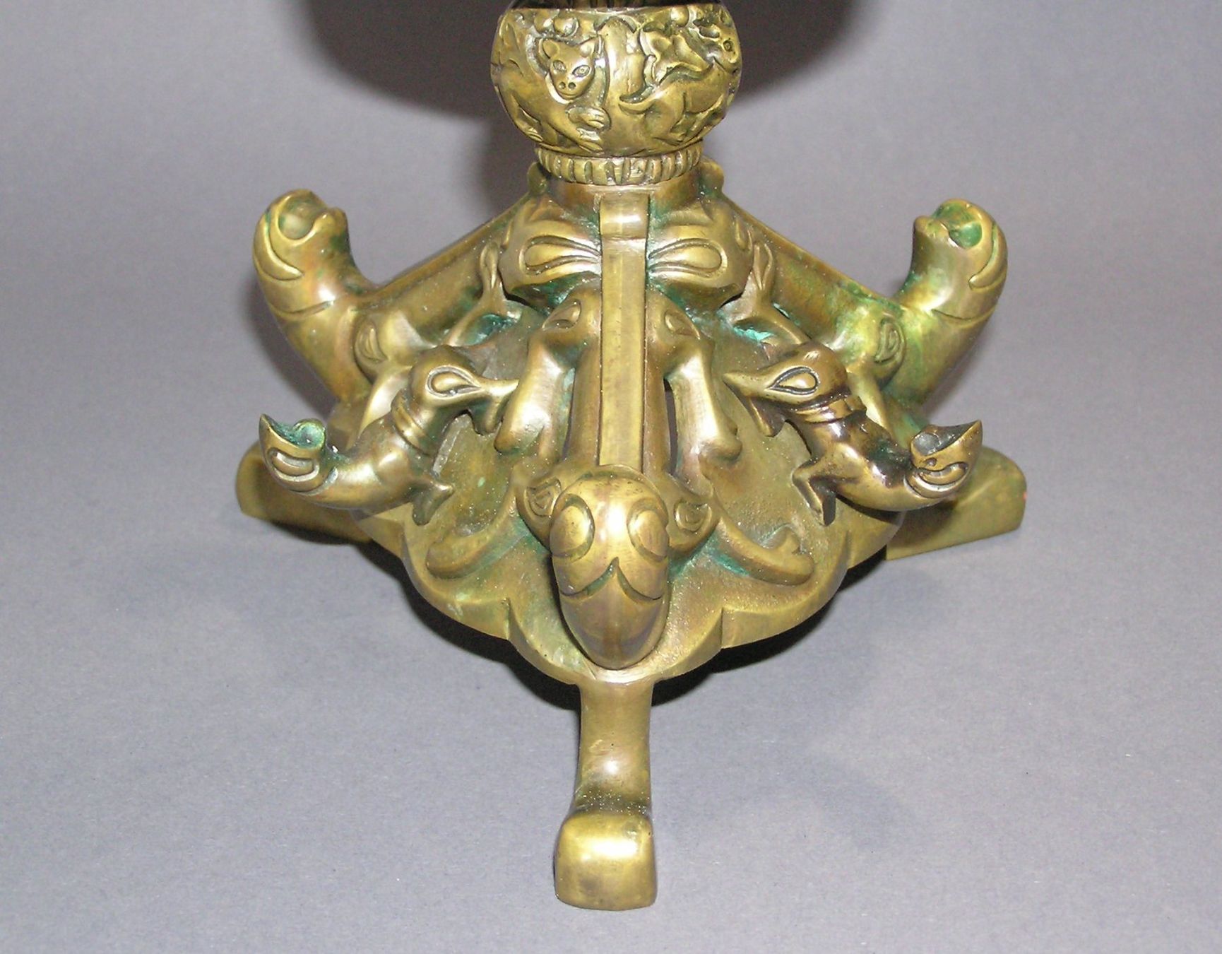 Bougeoirs: ALTER ASIATISCHER BRONZE KERZENSTÄNDER – D'occasion à Grenchen par Antique-hunter 1