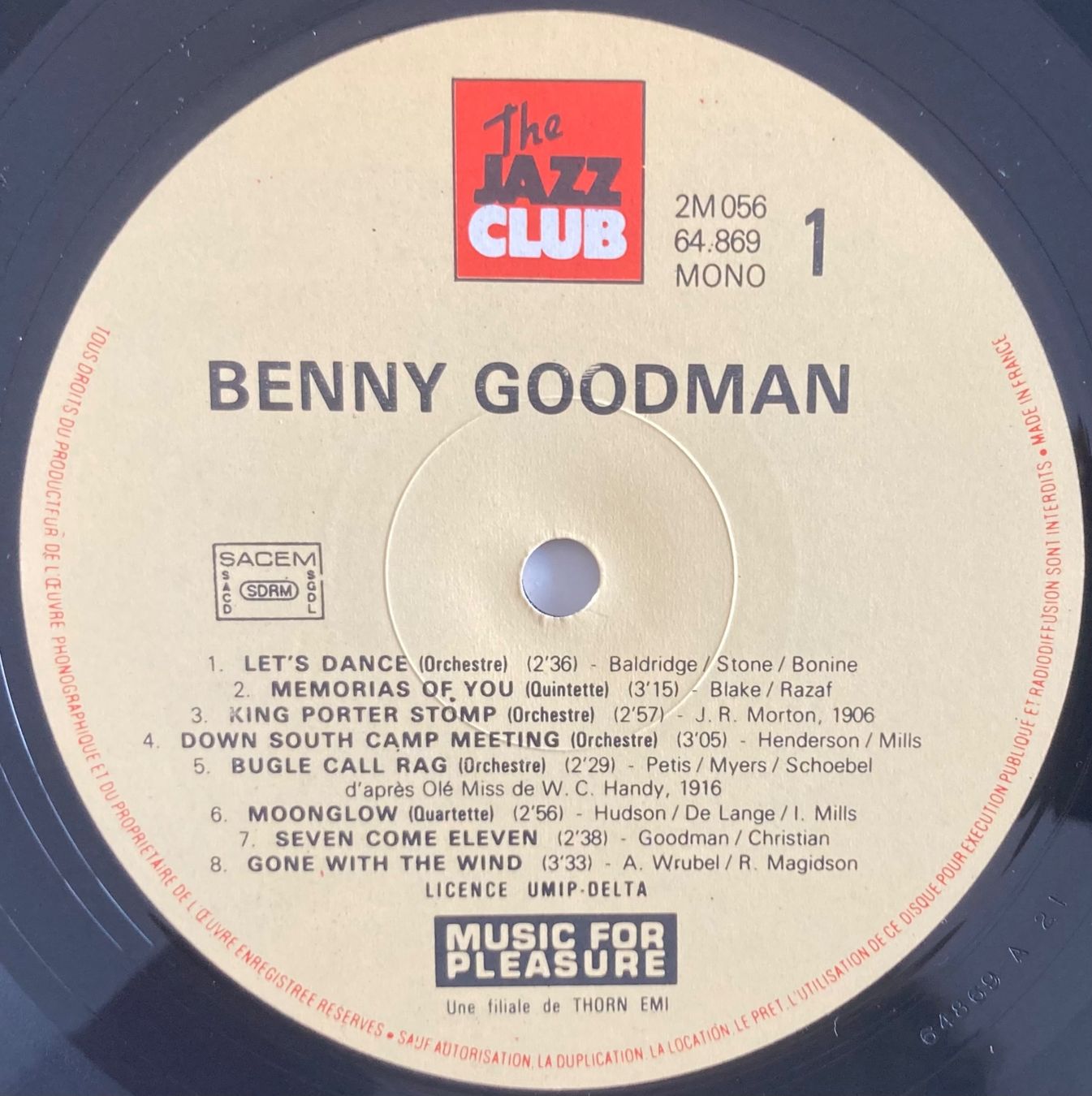 Dischi in vinile: BENNY GOODMAN - LET'S DANCE – Usato da Poliez-Pittet venduto da Newtown-Records 2
