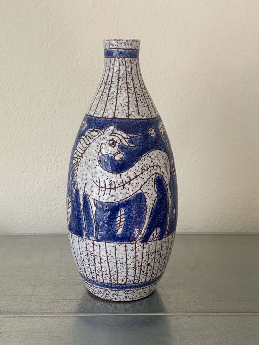 Vasi & Recipienti: Sgraffito vase fratelli Fanciullacci – Usato da Basel venduto da Amechan.