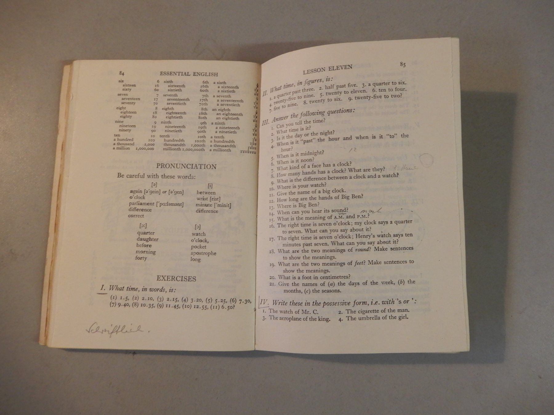 Libri: Essential English Textbook, C.E. Eckersley, Book I, Vinta... – Usato da Erstfeld venduto da Mario_boe0 4
