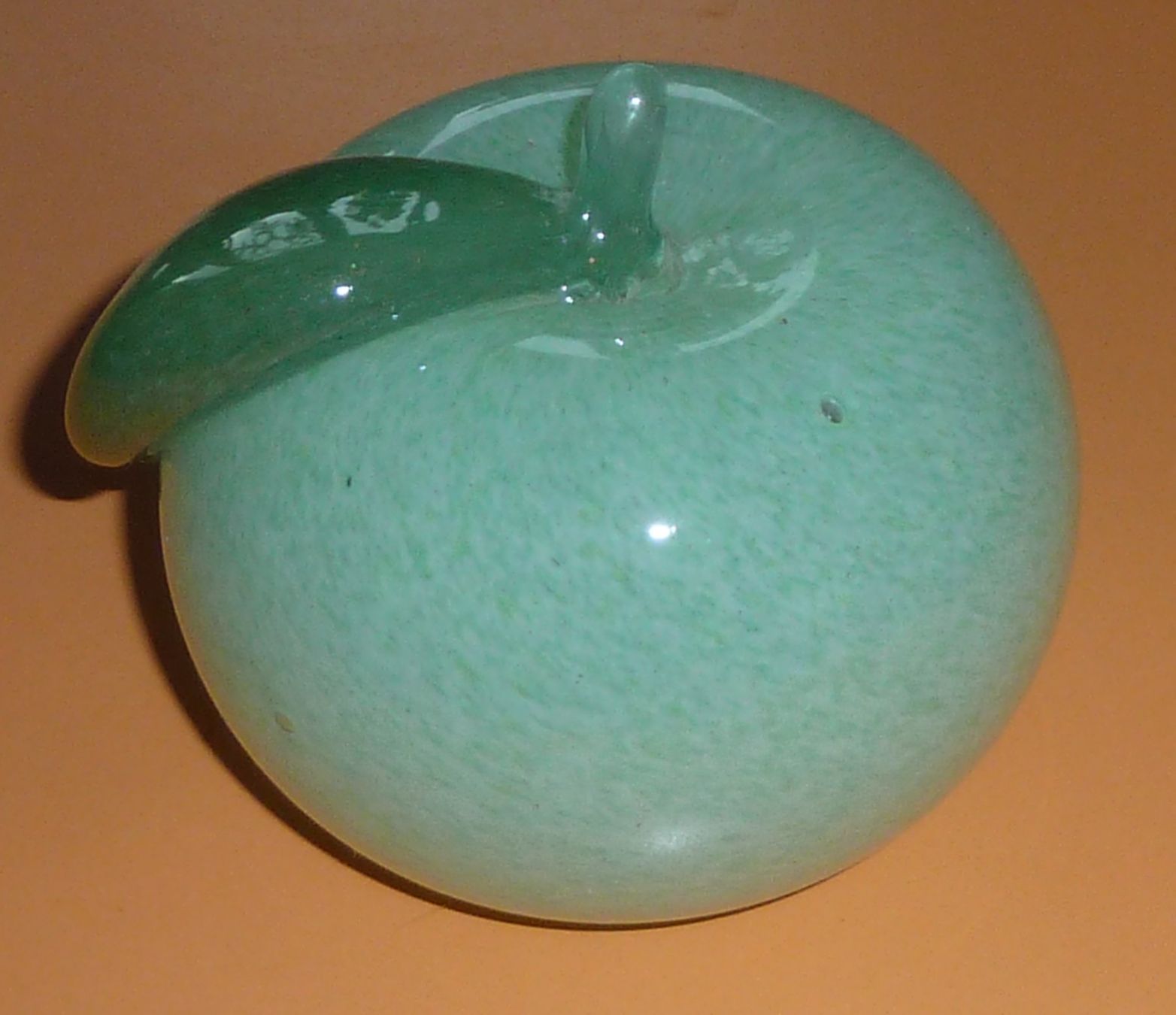 Bicchieri: Schönes schweres Glas, Apfel – Usato da Siebnen venduto da GluckPilz5684 1