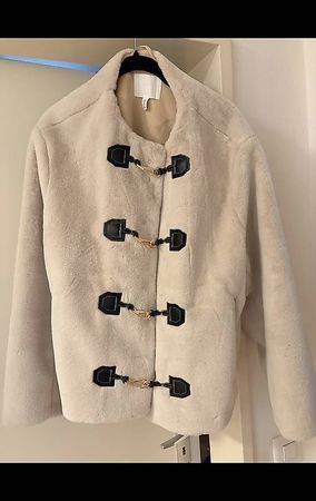 Manteau duffle-coat crème H&M
