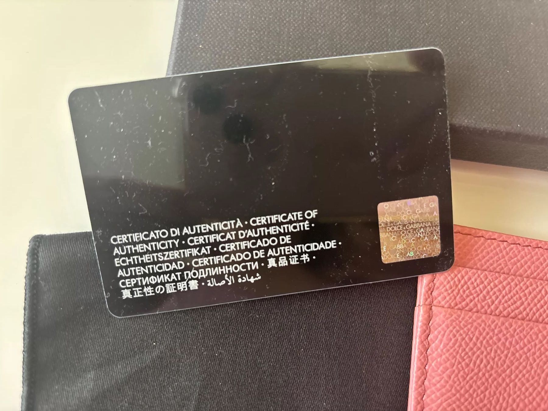 Dolce & Gabbana Sonstige Kleidung & Accessoires: Dolce & Gabbana Crystal Logo Kartenetui – Gebraucht aus Trüllikon von shopping-queen16 3