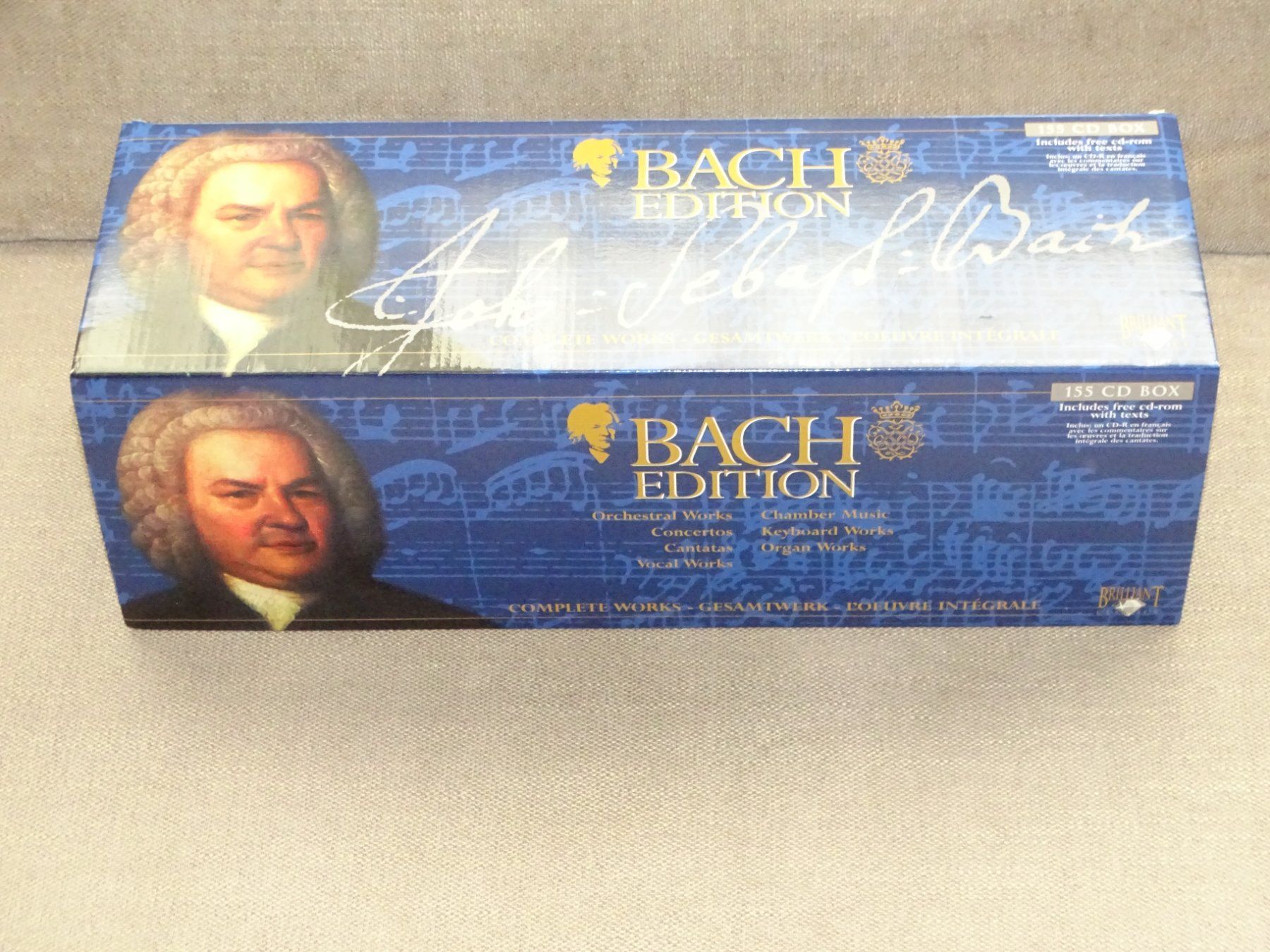 CD: 155 CD Box Bach Edition neuwertig – Usato da Hirzel venduto da Musicman03
