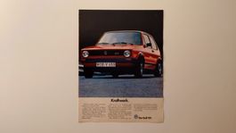 VW / VOLKSWAGEN GOLF GTI - Werbung / Bilddokument / Reklame