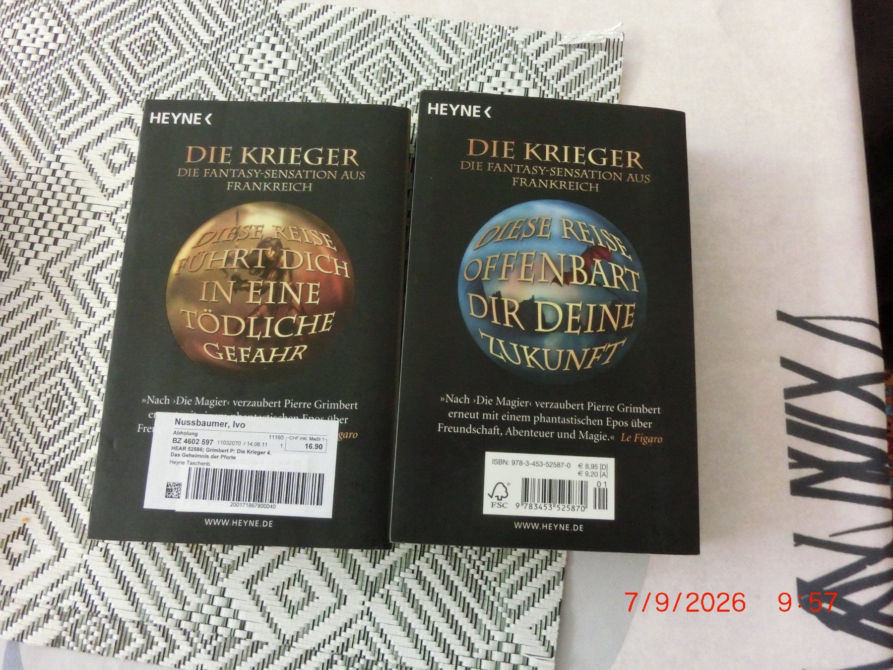 Libri: Pierre Grimbert DIE KRIEGER 5 Bd – Usato da Thusis venduto da widmaierurs 4