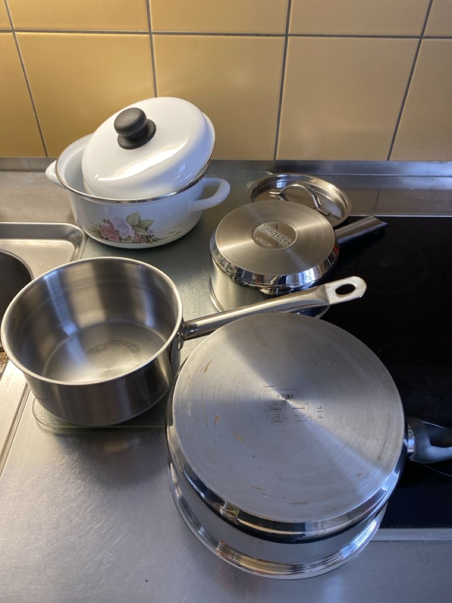 Töpfe: Edelstahl Topfset 5-teilig Prima Silber / SIGG – Gebraucht aus Volketswil von Ahot 1