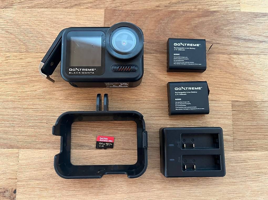 Action Cam: Ensemble complet de caméra d'action GoXtreme Black Manta 5K – Gebraucht aus Bouveret von uri_cq5w 2
