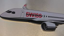 Flugzeug  Blechdose Swiss - Bombardier CS100 ab Fr. 6.-