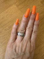 Ring mit Zirkonia Stein Silberfarben